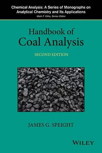 Handbook of Coal Analysis cover