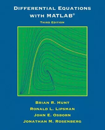 Differential Equations with Matlab cover