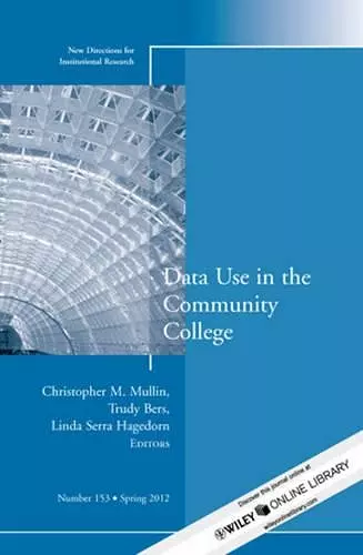Data Use in the Community College cover