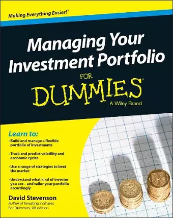 Managing Your Investment Portfolio For Dummies, UK Edition cover