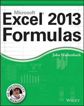 Excel 2013 Formulas cover