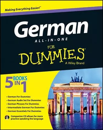 German All-in-One For Dummies, with CD cover