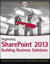 Beginning SharePoint 2013 cover