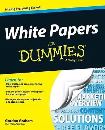 White Papers For Dummies cover