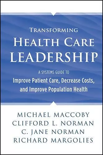 Transforming Health Care Leadership cover