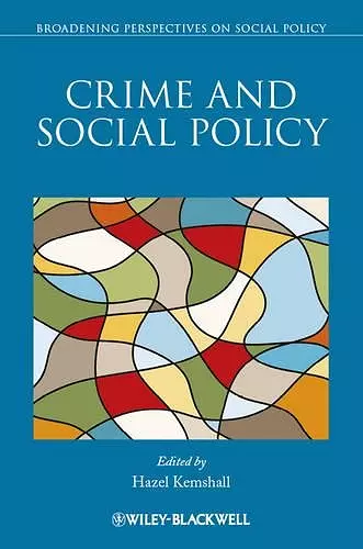 Crime and Social Policy cover