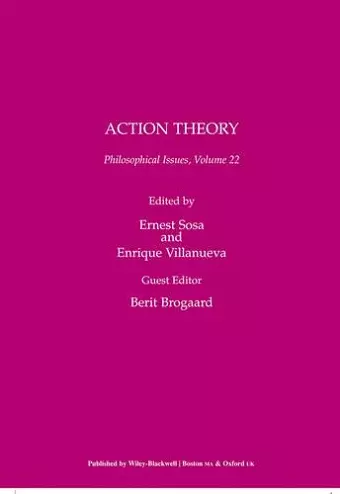 Action Theory, Volume 22 cover