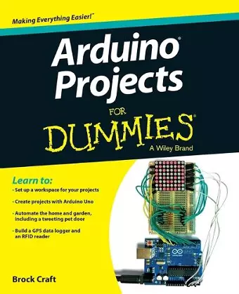 Arduino Projects For Dummies cover