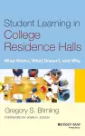 Student Learning in College Residence Halls cover