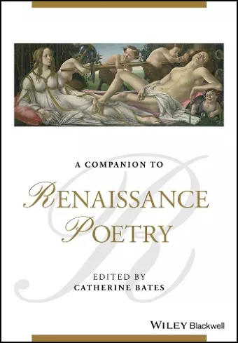 A Companion to Renaissance Poetry cover