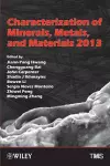 Characterization of Minerals, Metals, and Materials 2013 cover