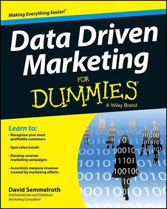 Data Driven Marketing For Dummies cover