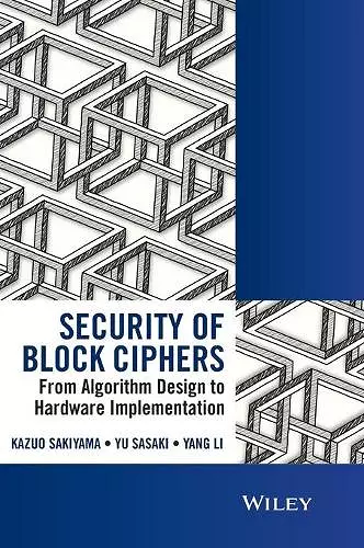 Security of Block Ciphers cover