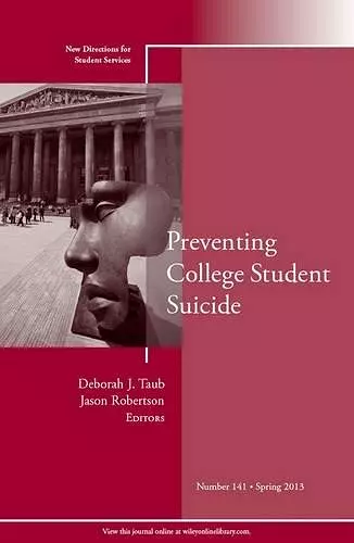 Preventing College Student Suicide cover