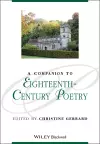 A Companion to Eighteenth-Century Poetry cover