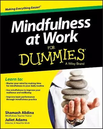 Mindfulness at Work For Dummies cover