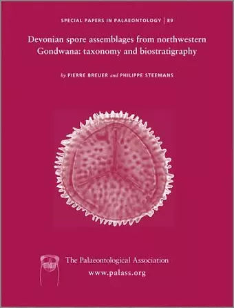 Special Papers in Palaeontology, Devonian Spore Assemblages from North-Western Gondwana cover