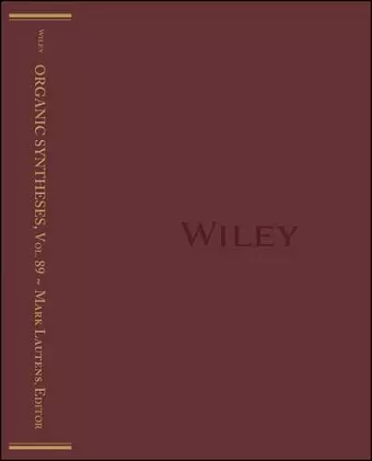 Organic Syntheses, Volume 89 cover