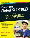 Canon EOS Rebel SL1/100D For Dummies cover