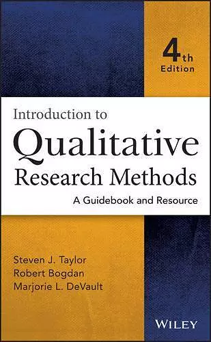 Introduction to Qualitative Research Methods cover