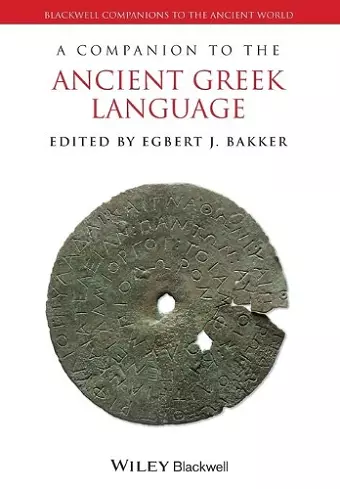 A Companion to the Ancient Greek Language cover