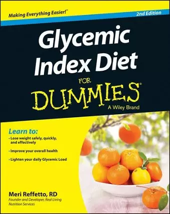 Glycemic Index Diet For Dummies cover