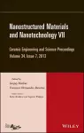 Nanostructured Materials and Nanotechnology VII, Volume 34, Issue 7 cover