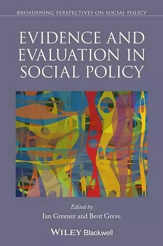 Evidence and Evaluation in Social Policy cover