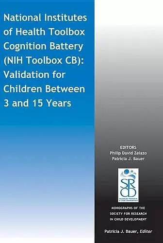 National Institutes of Health Toolbox Cognition Battery (NIH Toolbox CB) cover