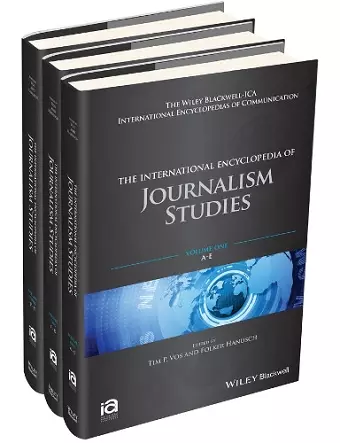 The International Encyclopedia of Journalism Studies, 3 Volume Set cover