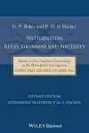 Wittgenstein: Rules, Grammar and Necessity cover