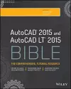 AutoCAD 2015 and AutoCAD LT 2015 Bible cover