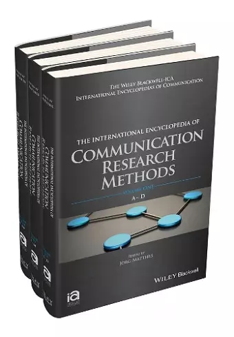 The International Encyclopedia of Communication Research Methods, 3 Volume Set cover