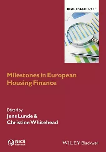 Milestones in European Housing Finance cover