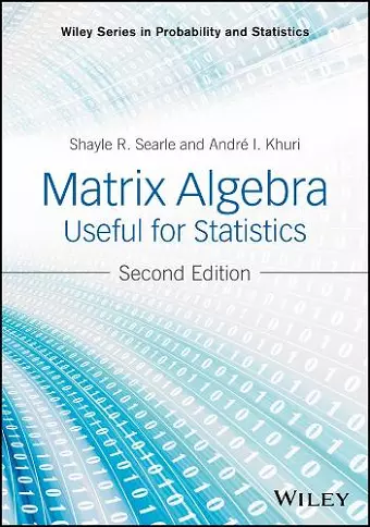 Matrix Algebra Useful for Statistics cover