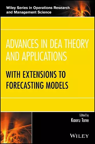 Advances in DEA Theory and Applications cover