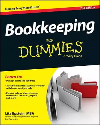 Bookkeeping For Dummies cover