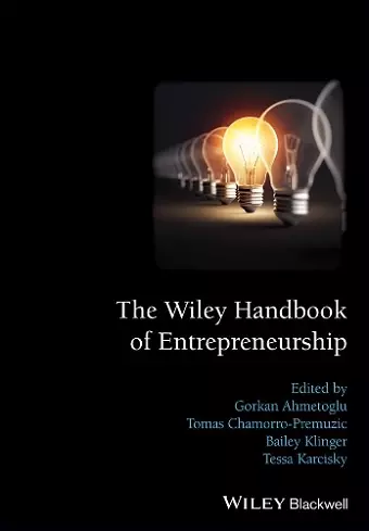 The Wiley Handbook of Entrepreneurship cover