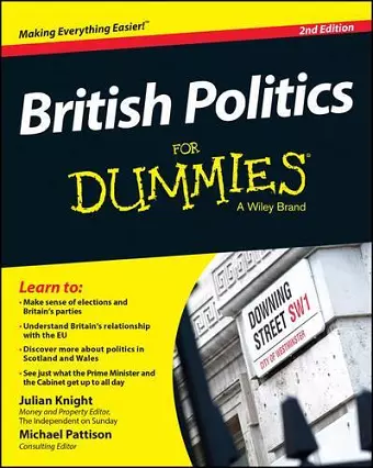 British Politics For Dummies cover