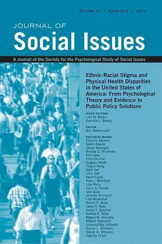 Ethnic-Racial Stigma and Physical Health Disparities in the United States of America cover