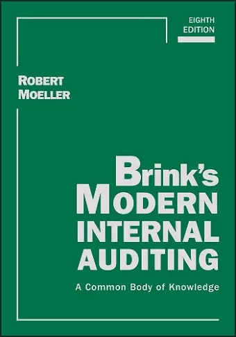 Brink's Modern Internal Auditing cover