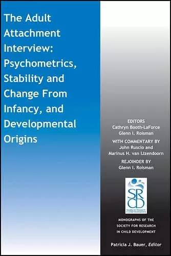 The Adult Attachment Interview cover