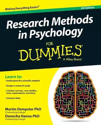 Research Methods in Psychology For Dummies cover