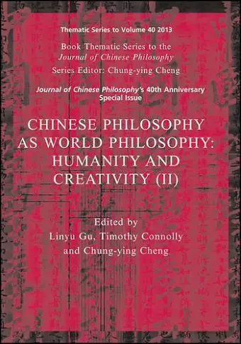 Chinese Philosophy as World Philosophy cover