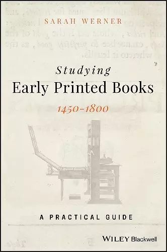 Studying Early Printed Books, 1450-1800 cover