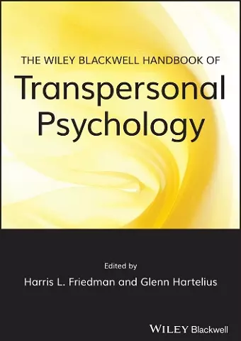 The Wiley-Blackwell Handbook of Transpersonal Psychology cover