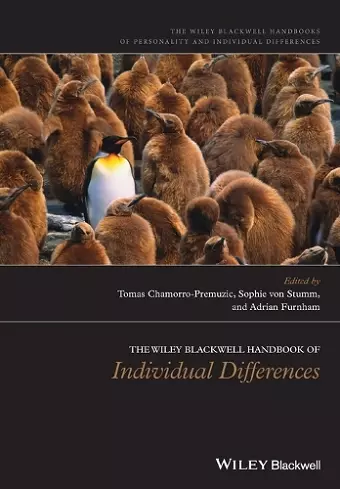 The Wiley-Blackwell Handbook of Individual Differences cover