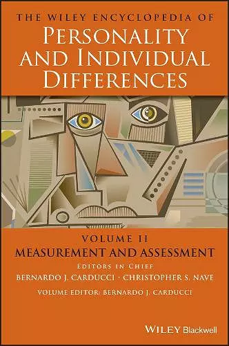 The Wiley Encyclopedia of Personality and Individual Differences, Measurement and Assessment cover