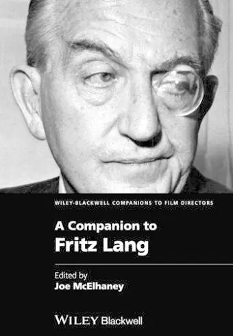 A Companion to Fritz Lang cover