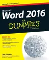 Word 2016 For Dummies cover